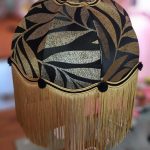 Abat-jour artisanal sur mesure réalisé par un tapissier à Nancy Jarville