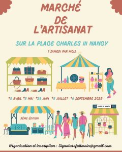 Marché Artisanal Nancy – Si j’avais un marteau – 6 septembre 2025