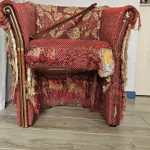 fauteuil tonneau tapissier Nancy