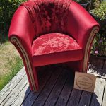 fauteuil tonneau tapissier Nancy