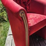 fauteuil tonneau tapissier Nancy